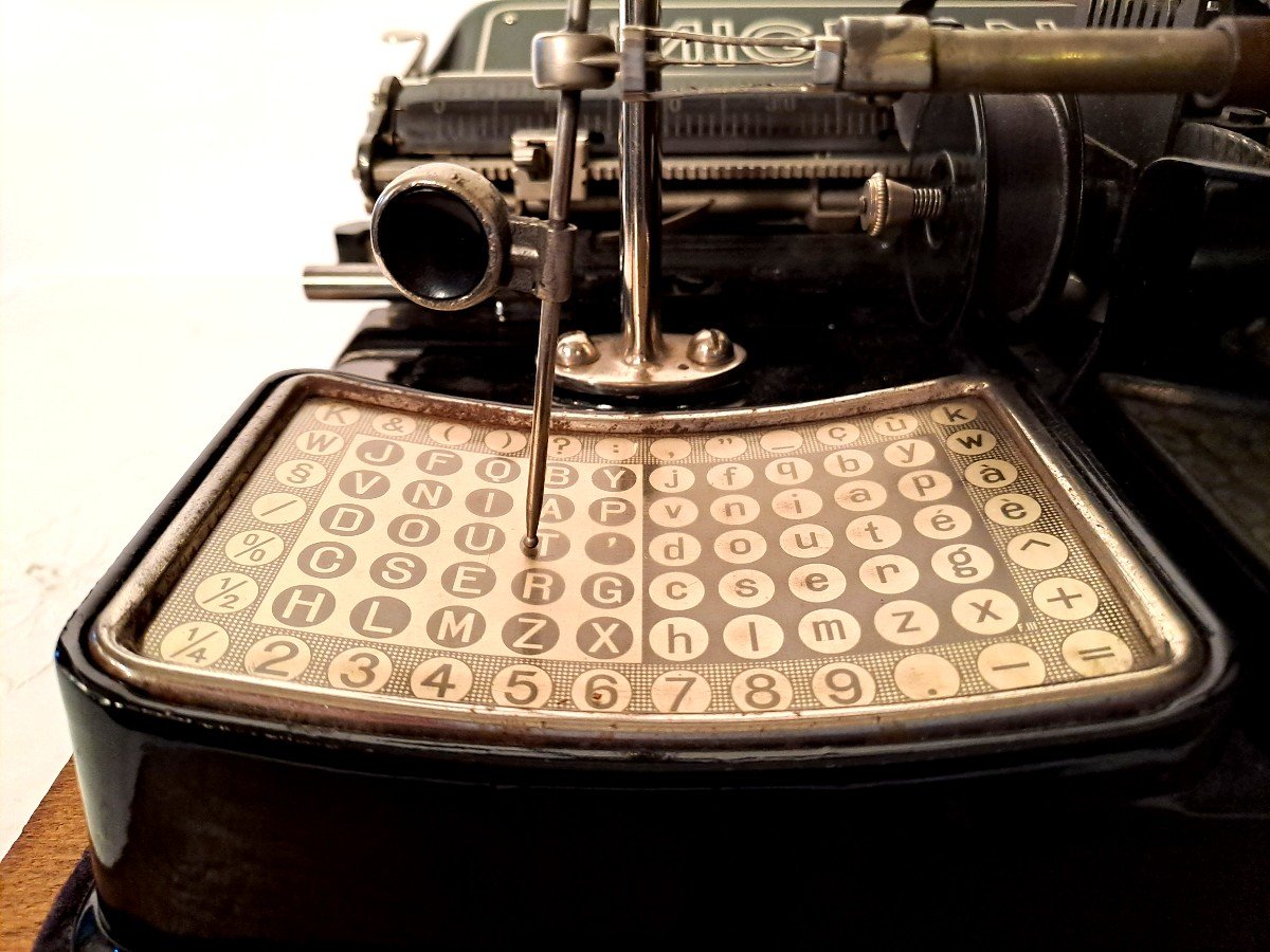Rare Machine à écrire de Collection MIGNON, Début XXème Siècle-photo-3