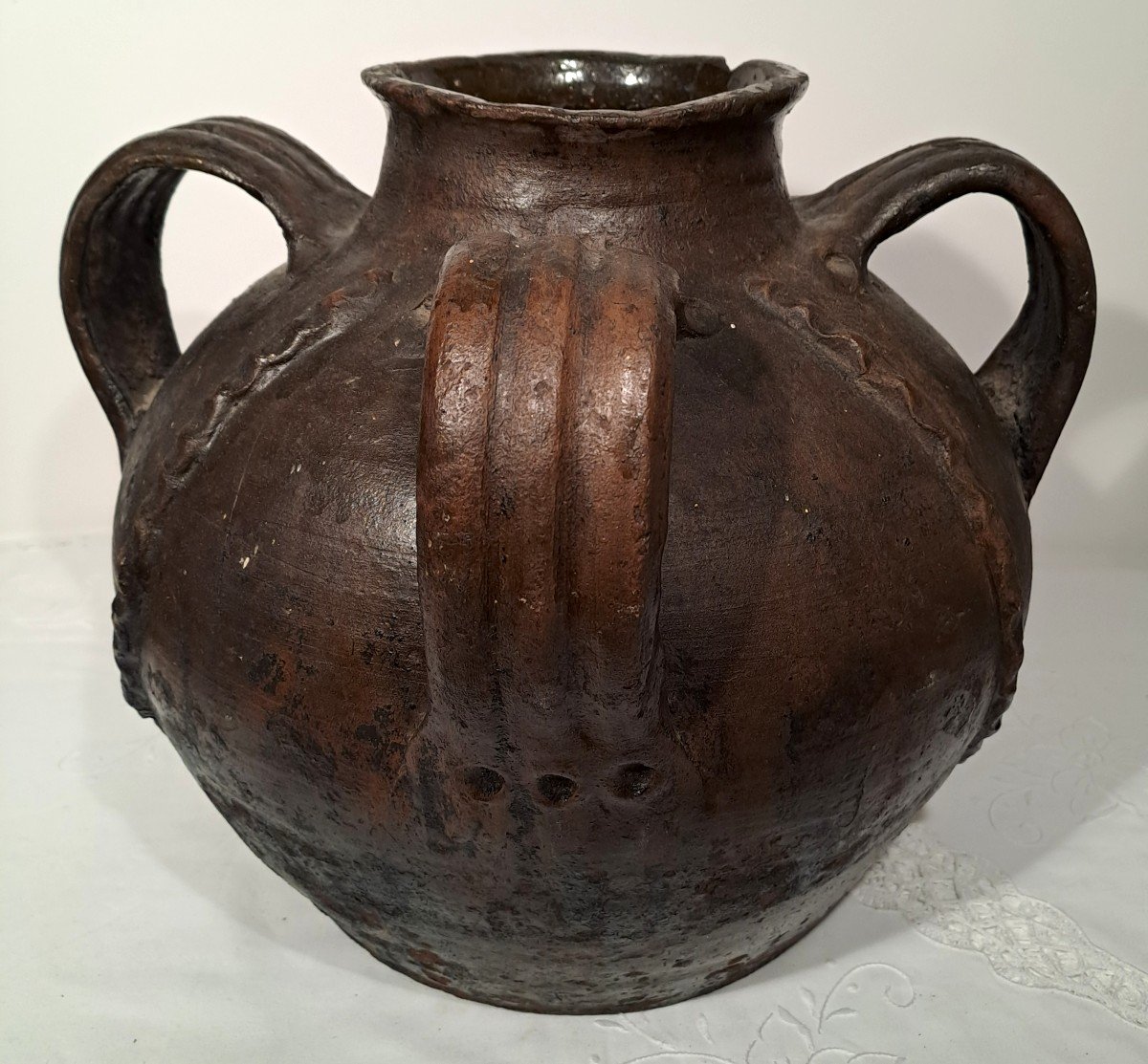 Oil Jar Or Jug, Auvergne, 18th Century-photo-1