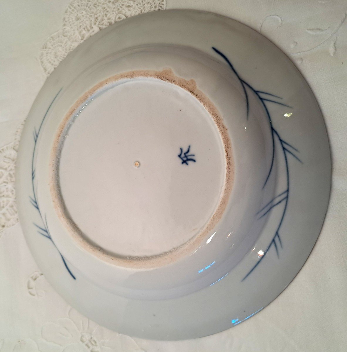 Pair Of Imari Porcelain Plates, Japan XIXth Century-photo-3
