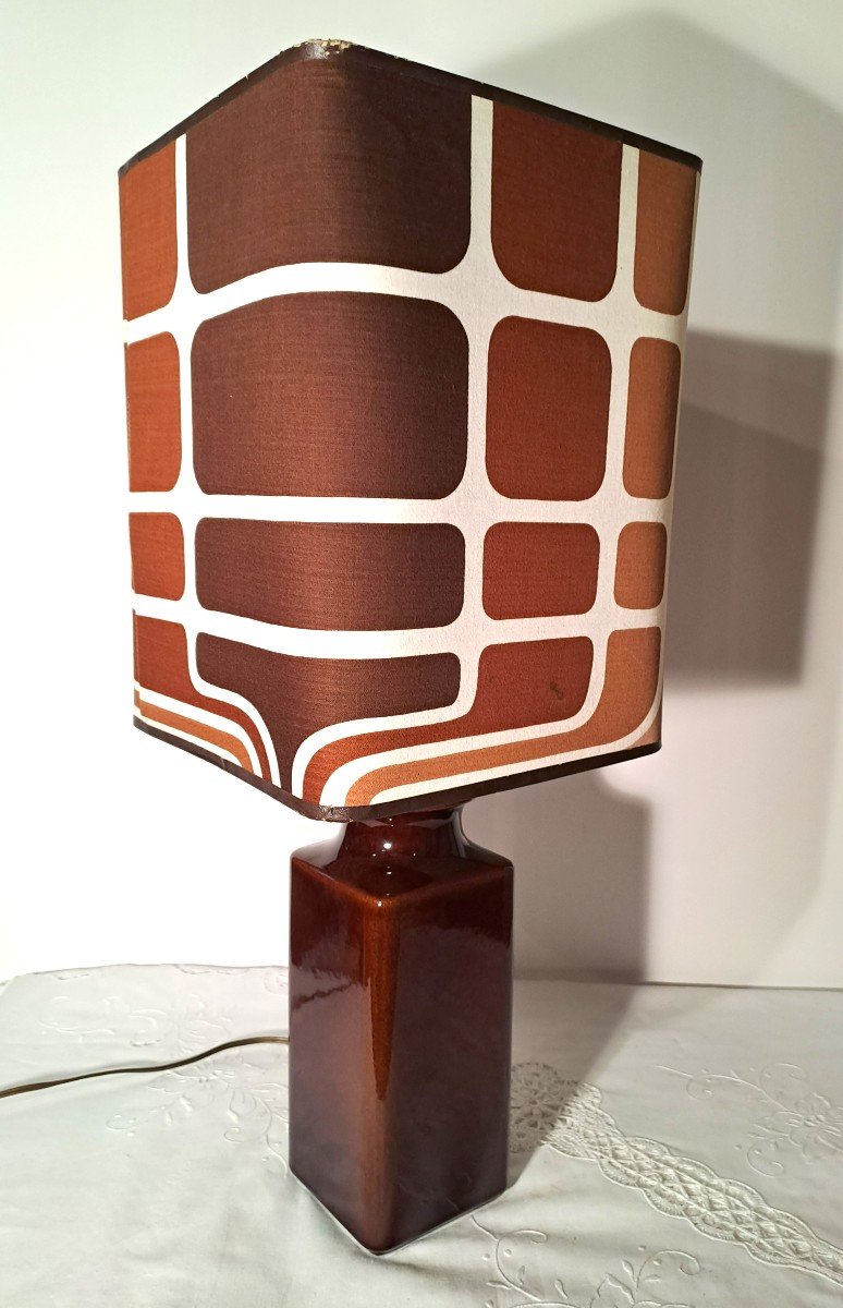 Lampe Vintage Céramique West Germany-photo-1