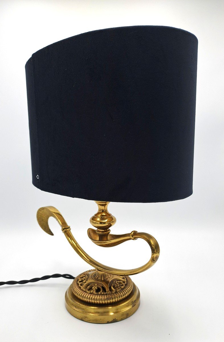 Table Lamp In Oil Lamp Style, Mid-20th Century-photo-1