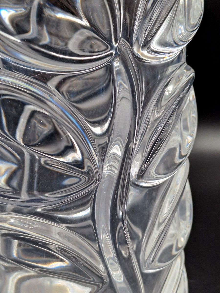 Vase en Cristal de Lorraine, Style Art Déco, Milieu XXème Siècle-photo-4