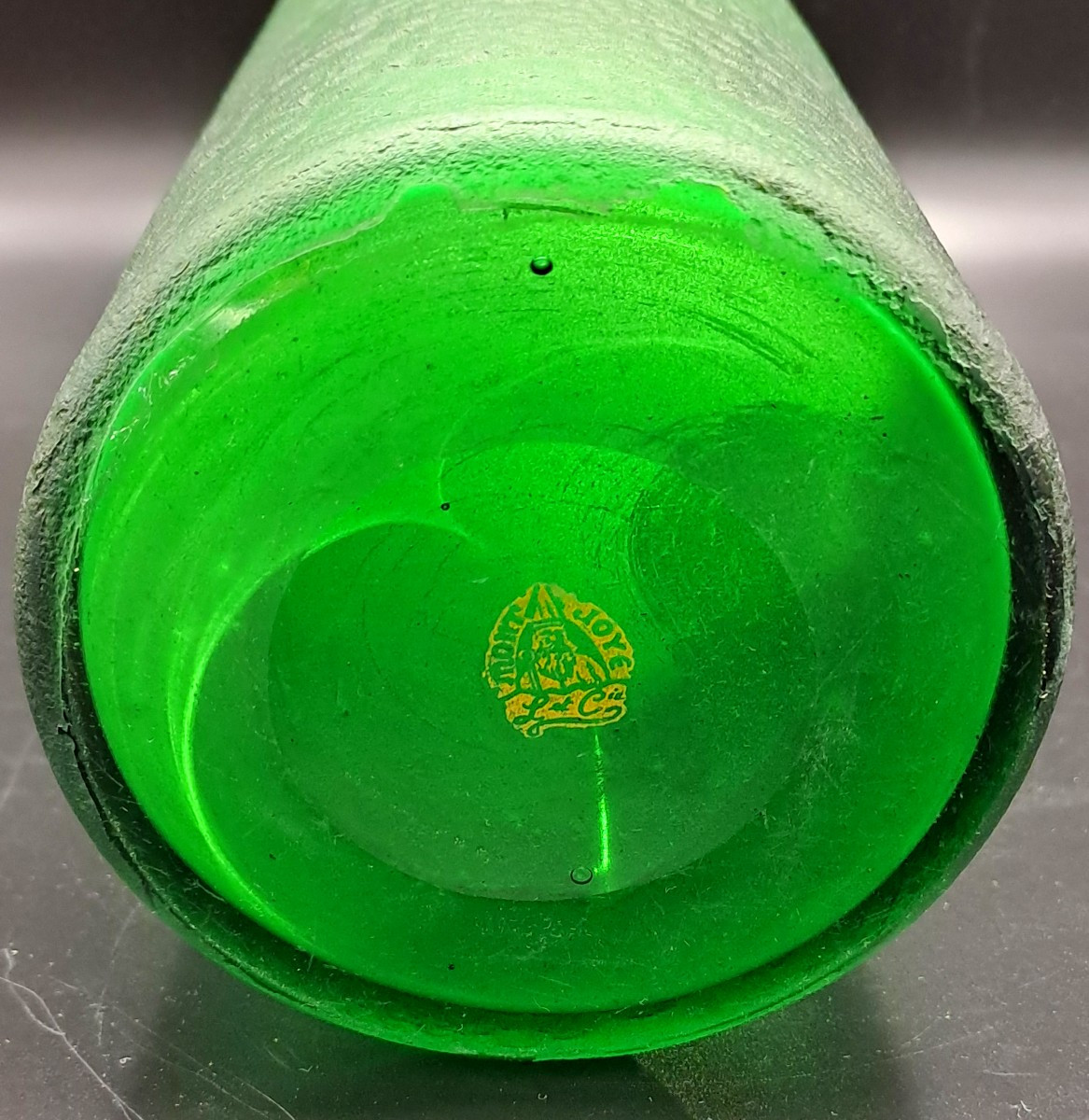Vase Signed Montjoye Legras & Cie, Imperial Green Series, Art Nouveau Jugendstil, Late 19th Century-photo-3