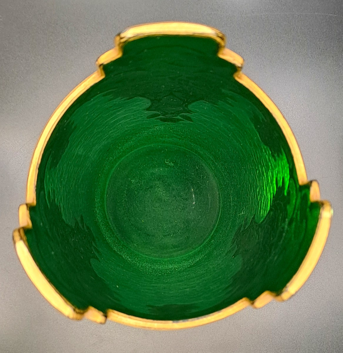 Vase Signed Montjoye Legras & Cie, Imperial Green Series, Art Nouveau Jugendstil, Late 19th Century-photo-4