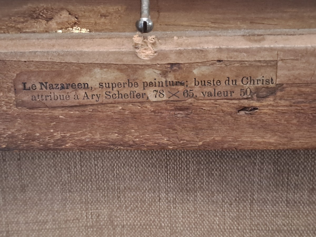 Ary Scheffer (1795-1858), Oil On Canvas, Jesus Of Nazareth, Portrait Of Christ From The Early 19th Century-photo-4