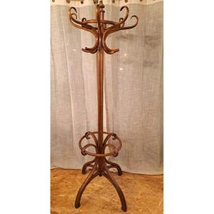 Porte-manteau Perroquet Thonet Jugendstil à 8 Branches, Début XXème