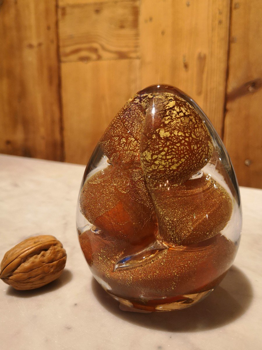 Oeuf en verre soufflé de Jean-luc Gambier