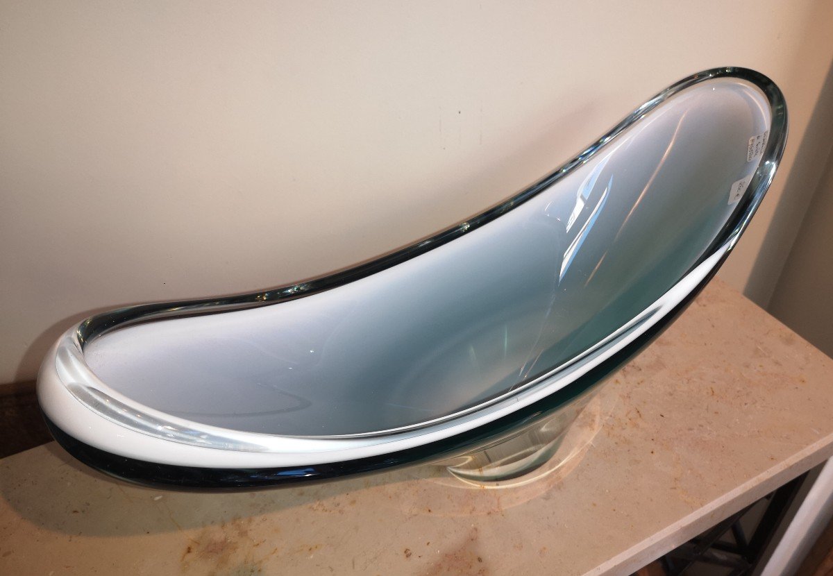 Coupe En Verre Multicouches Cristallerie Flygsfors, Paul Keldev-photo-3