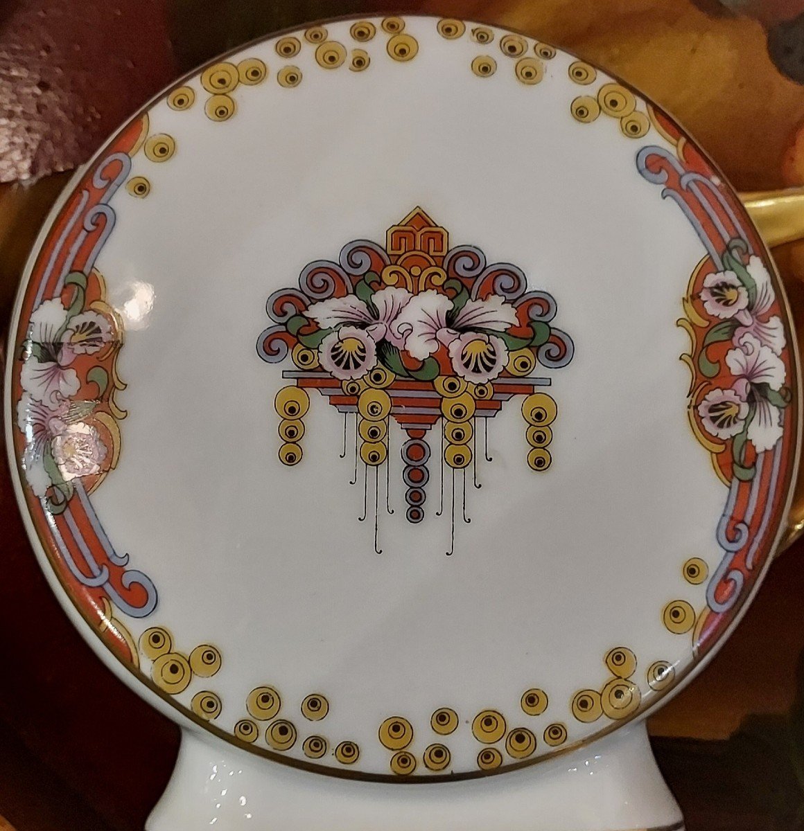 Porcelain Tea Service, Limoge From Maison Touze Lemaître Et Blancher-photo-3