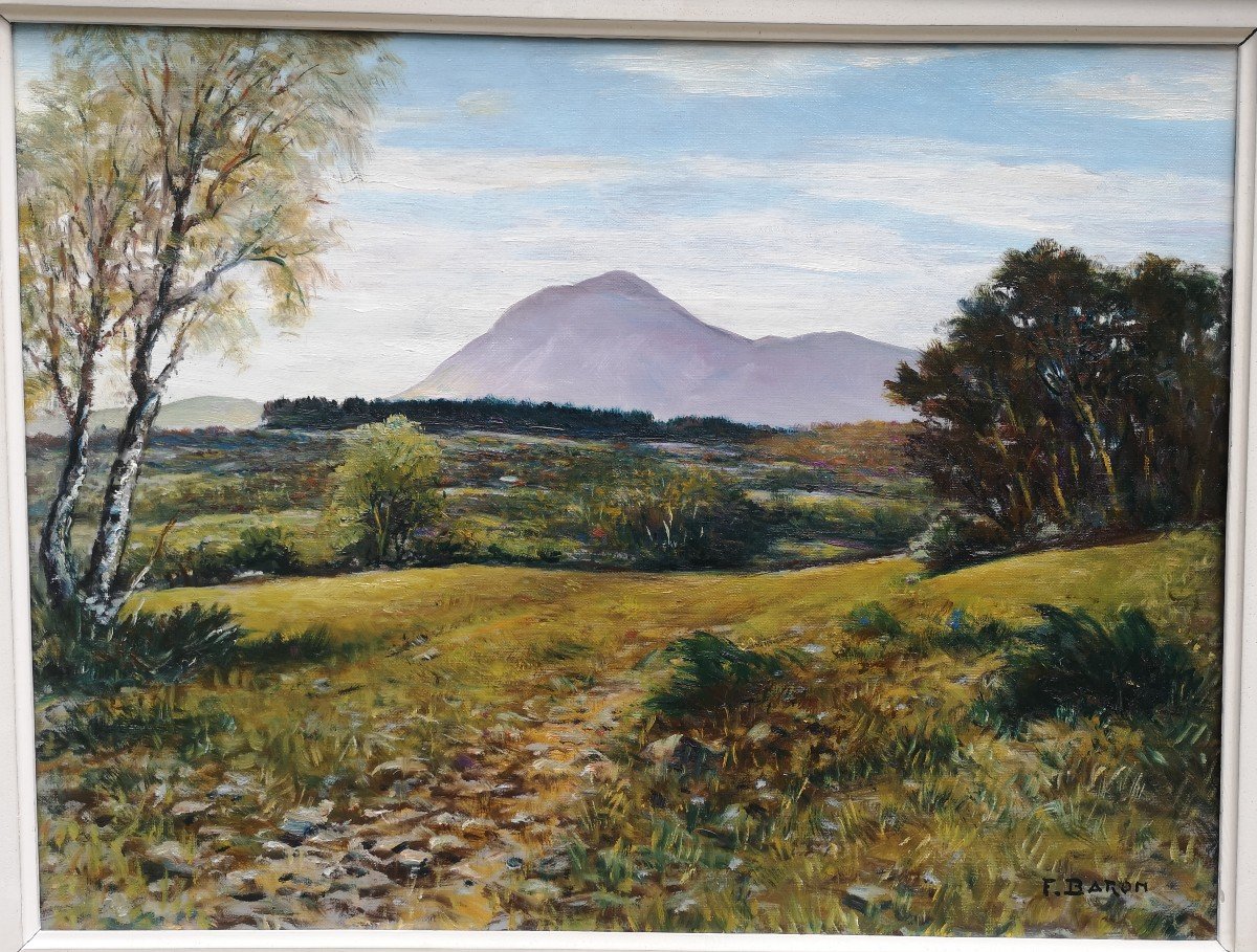 François Marius Baron, "le Puy-de-Dôme", école de Murol 