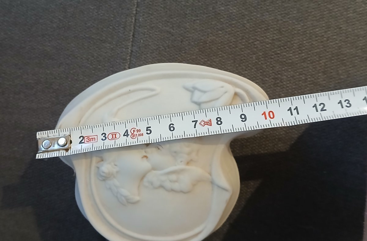 Boîte pour bijoux  en biscuit Art Nouveau-photo-2