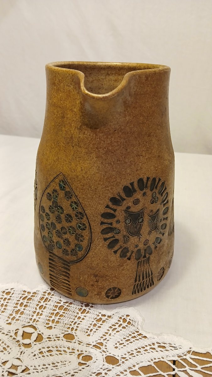 Ceramic Pitcher By Heinz Théo Dietz-photo-3