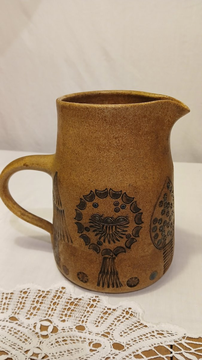 Ceramic Pitcher By Heinz Théo Dietz-photo-4