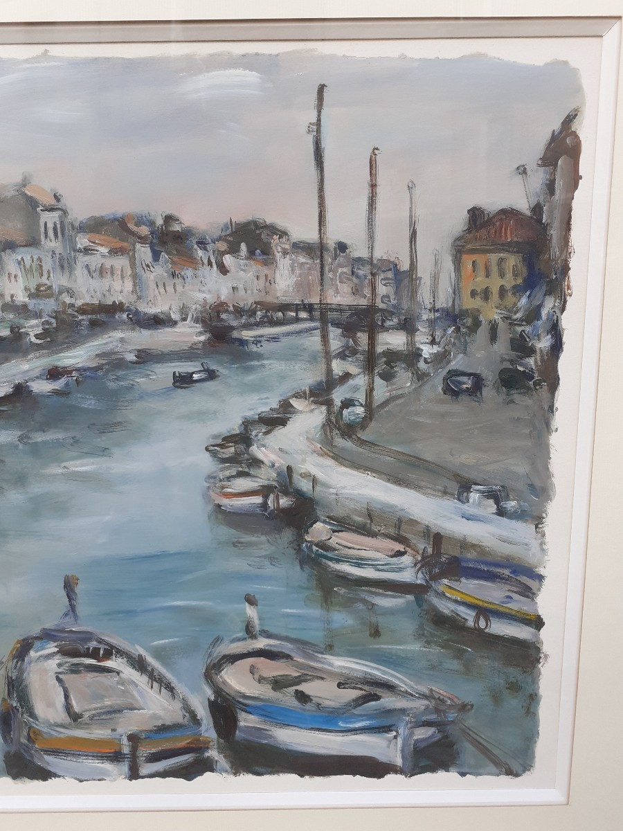 Eric Battista, ami de Georges Brassens, le port de Sète-photo-4