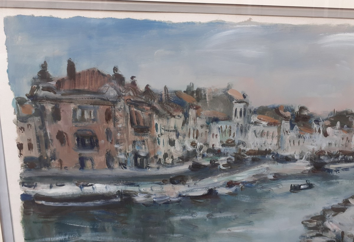 Eric Battista, ami de Georges Brassens, le port de Sète-photo-1