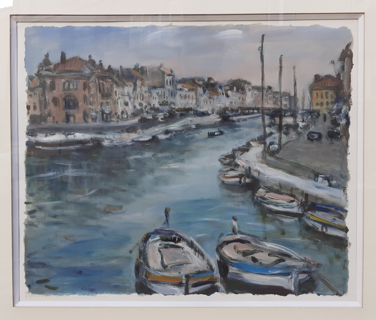 Eric Battista, ami de Georges Brassens, le port de Sète