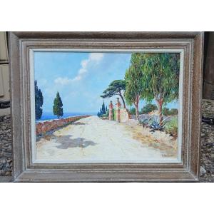 Adrien Ouvrier, bord de mer à Saint Tropez