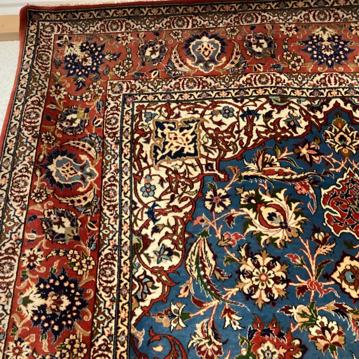 TAPIS    ISPAHAN     PERSE       2.20  X  1.45 -photo-3