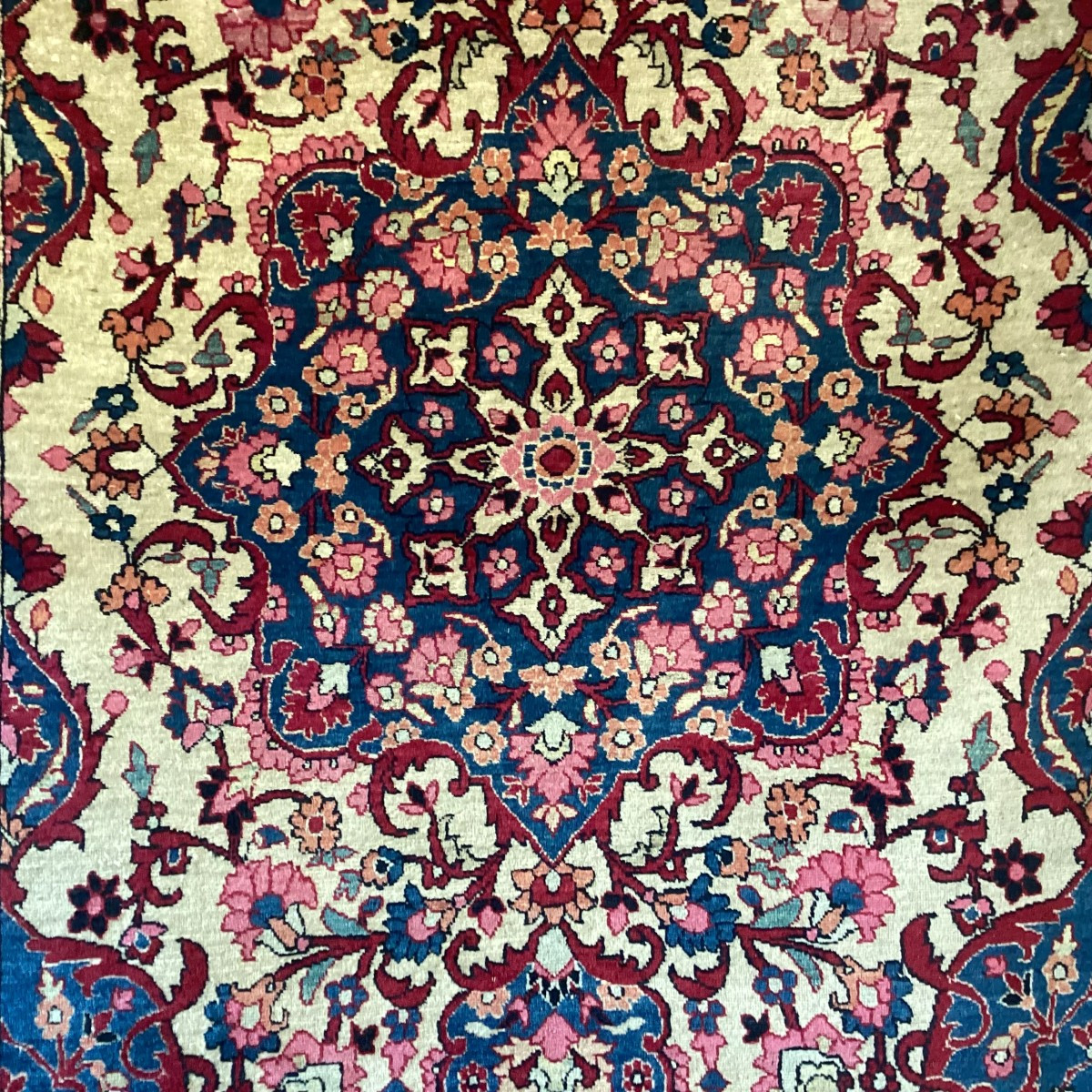 Persian Ispahan Rug 2.10 X 1.40-photo-3