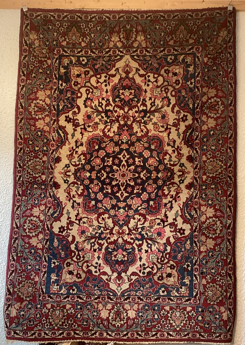Persian Ispahan Rug 2.10 X 1.40