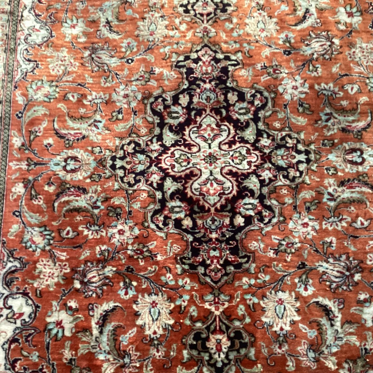 - Tapis  Ghoum   Soie  1.50  X  1.00-photo-3