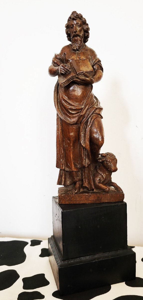 Series Of 17th  Century Wooden Sculptures The Evangelists-photo-4