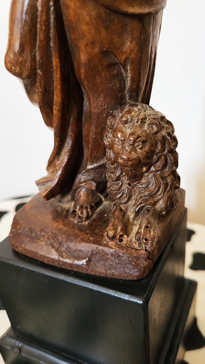 Série De Sculptures En Bois 17ème Les évangelistes-photo-2