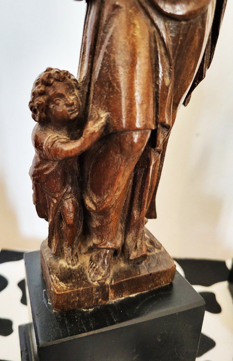 Series Of 17th  Century Wooden Sculptures The Evangelists-photo-4