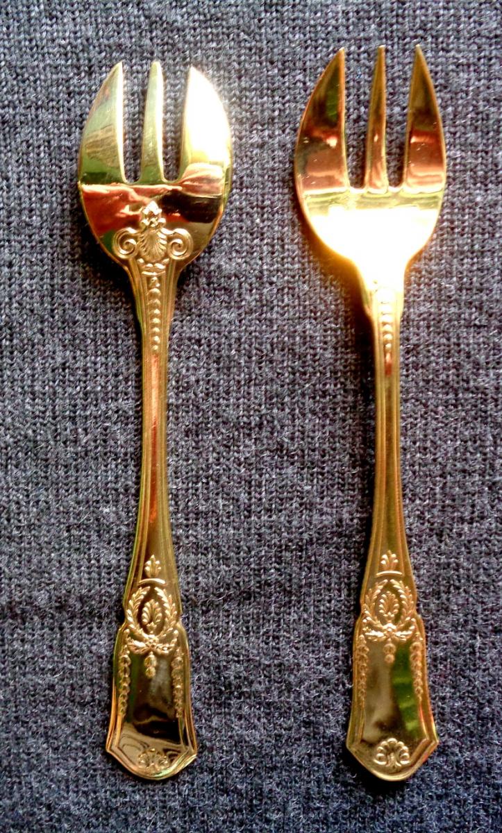 Série De Fourchettes à Huître