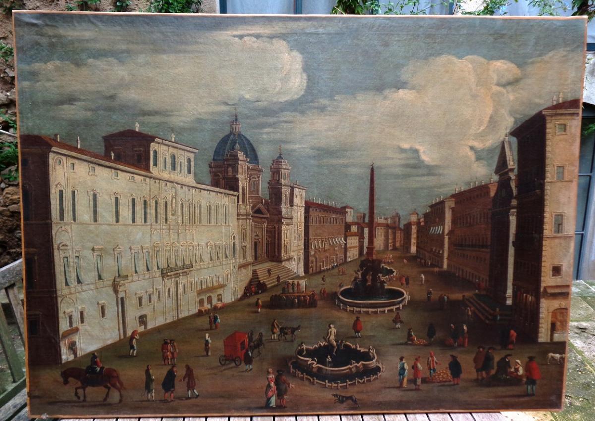 Rome Piazza Navona Painting