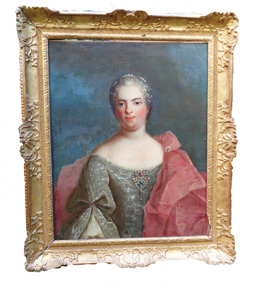 Portrait Of A Woman XVIIIth Century -photo-2