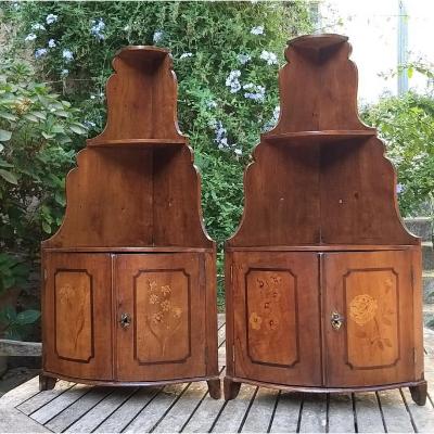 Pair Of Eighteenth Corner Cabinets