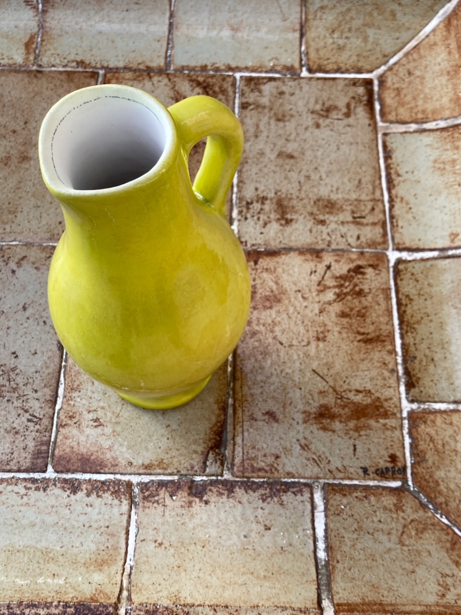 Rare Denise Gatard Jug, Jouve Era-photo-4