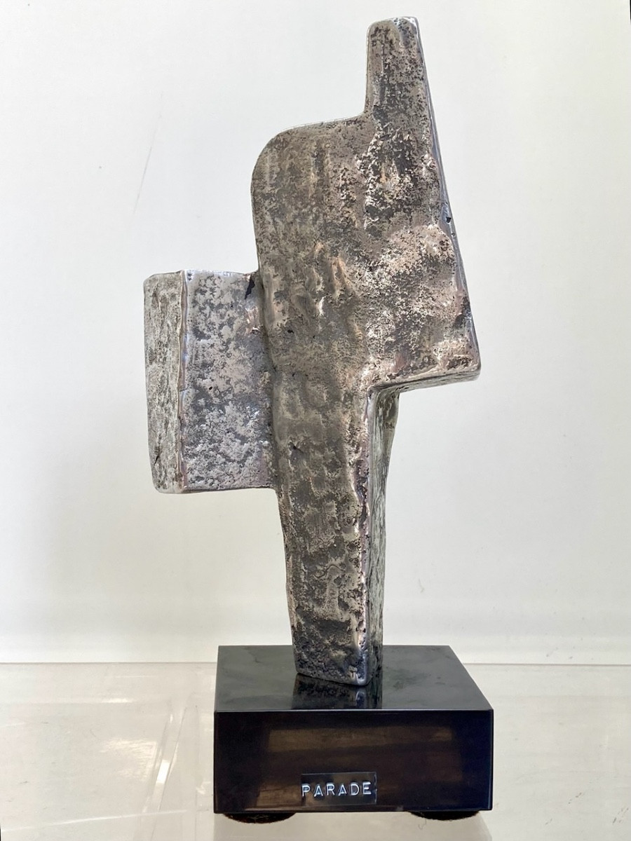 Nicolas Carrega (1914-1993), rare sculpture forme libre en fonte d’aluminium EAI circa 1973-photo-5