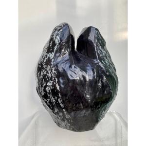 Gisele Buthod-garçon, Sculpture En Céramique émaillée Era Debril, Hirlet, Champy