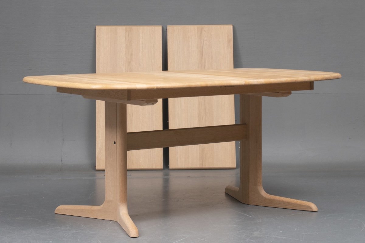 Table à Manger scandinave à Rallonges, Design Danois Style 1960