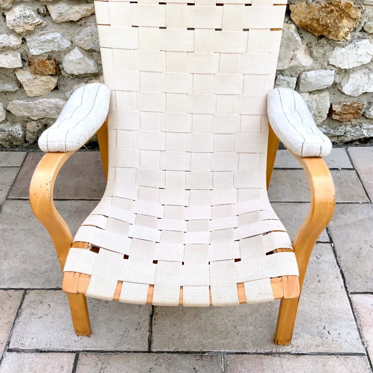 Pair Of Scandinavian Design Armchairs Years 1960/70 By Bruno Mathsson-photo-2