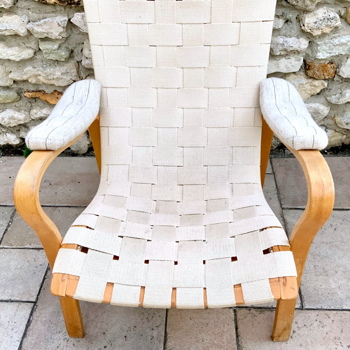 Pair Of Scandinavian Design Armchairs Years 1960/70 By Bruno Mathsson-photo-3