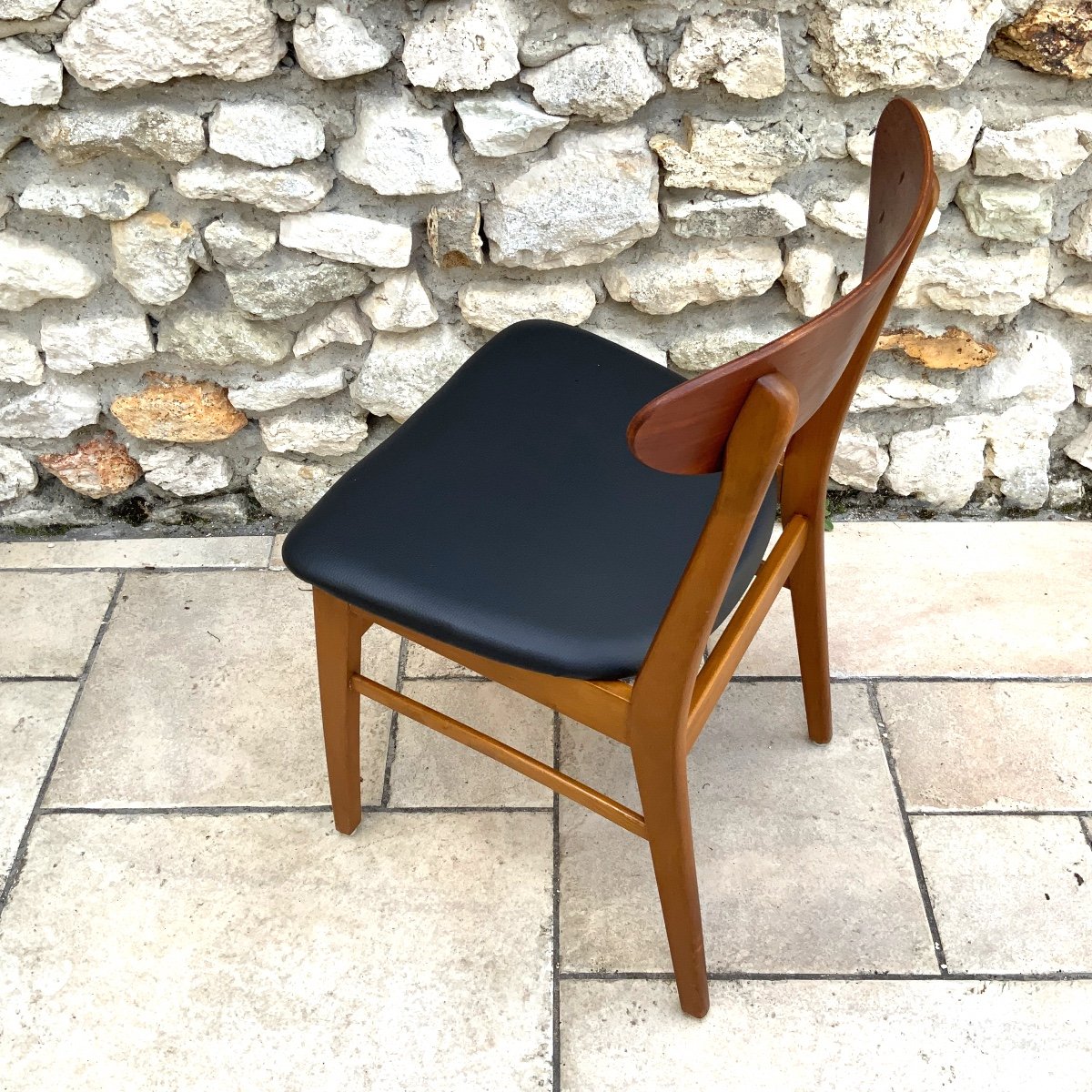 Series Of 12 Scandinavian Design Chairs 1960s-photo-4