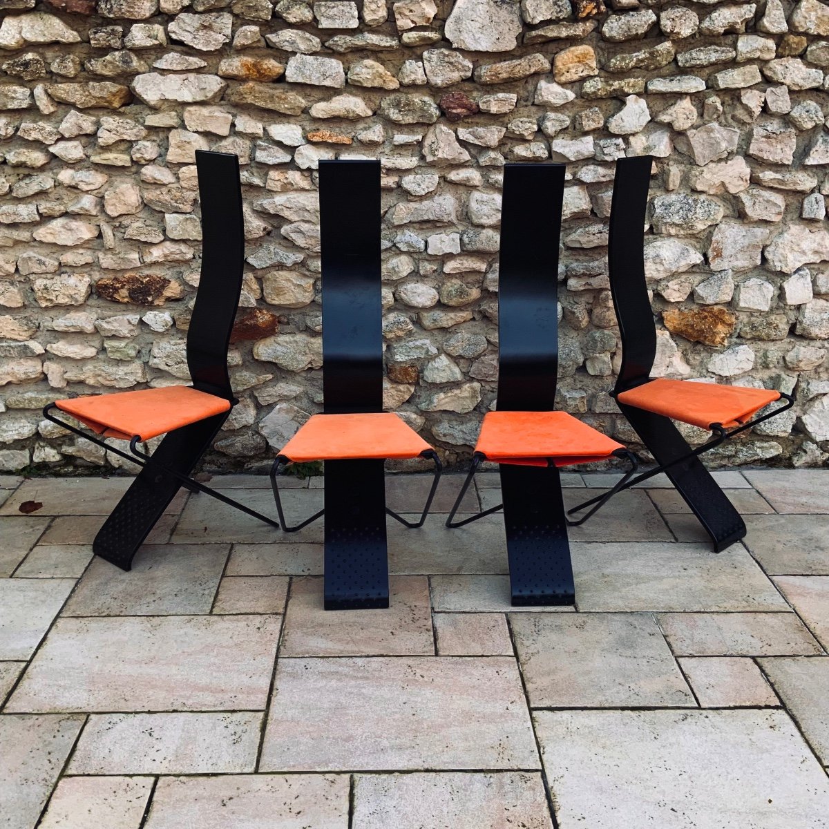 Italian Design Chair Series, 1980s By Pietro Arosio