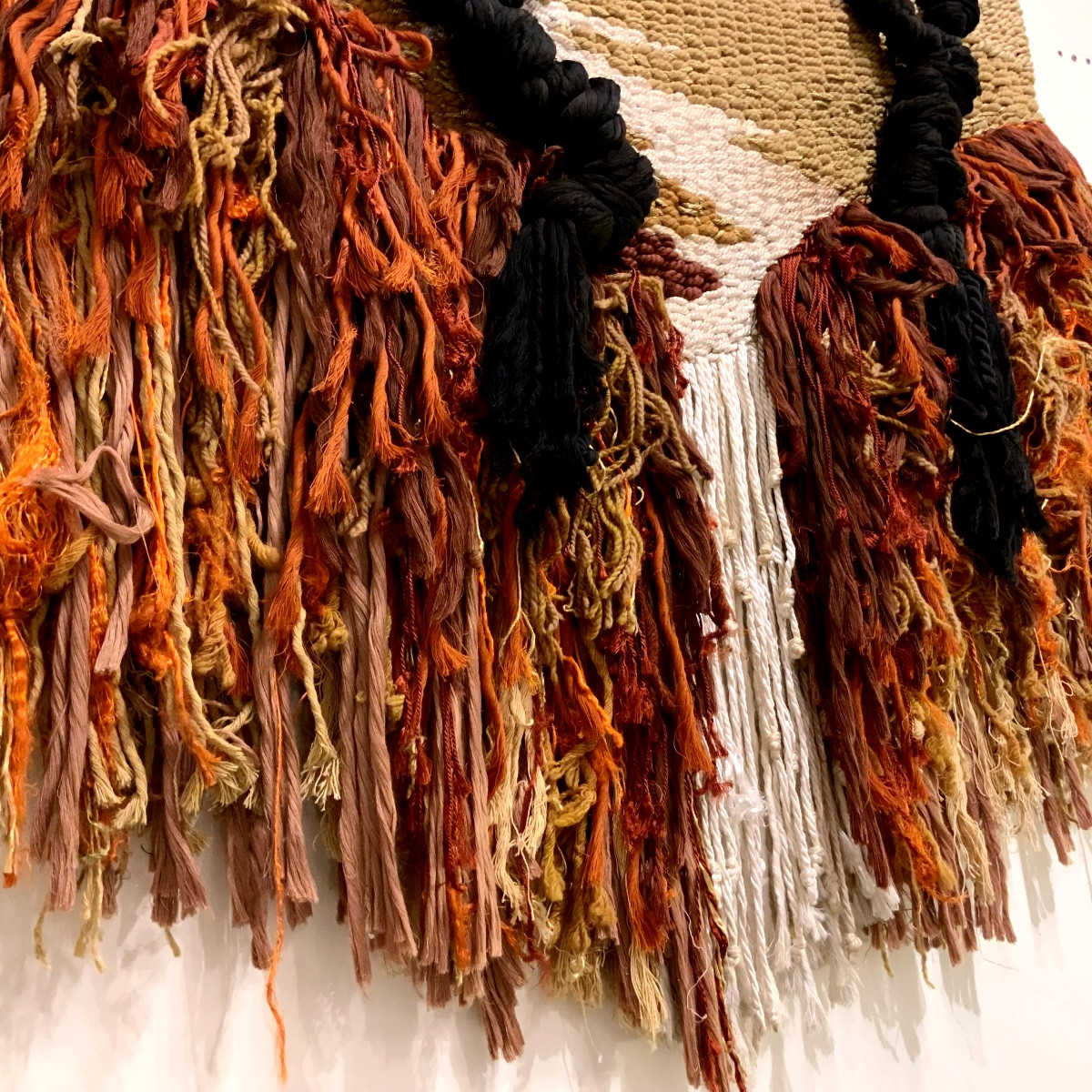 Poetic Wool Tapestry “twin Trees”, Spanish School, 1980-photo-8