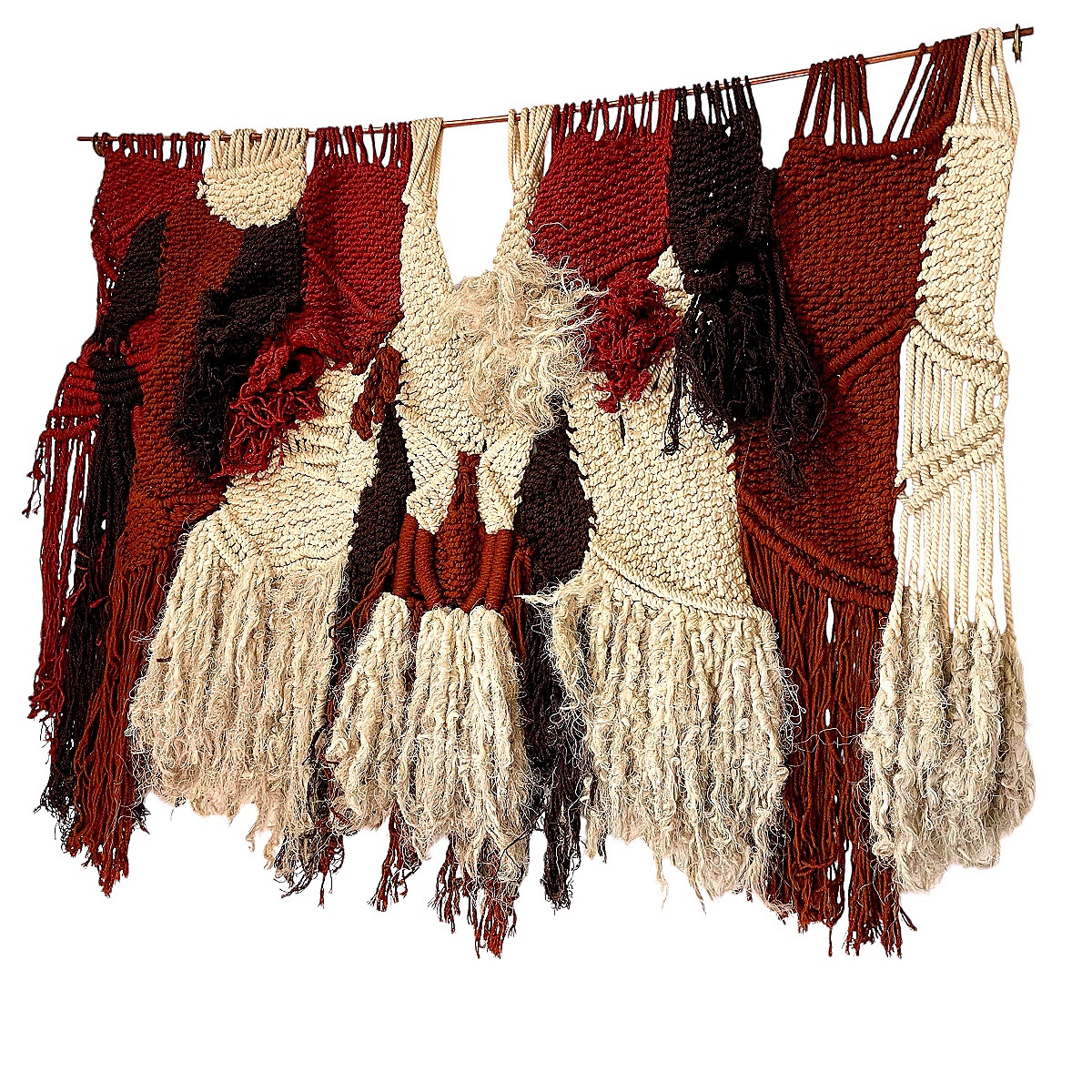 Tapisserie matériaux textiles mixtes De 1980
