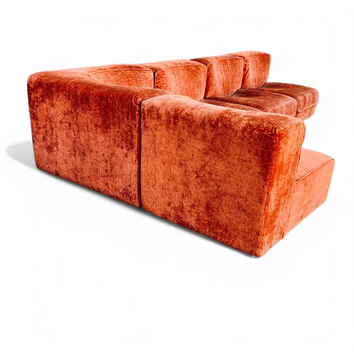 Canapé Modulable Italien Années 1970 De Tito Agnolli-photo-3