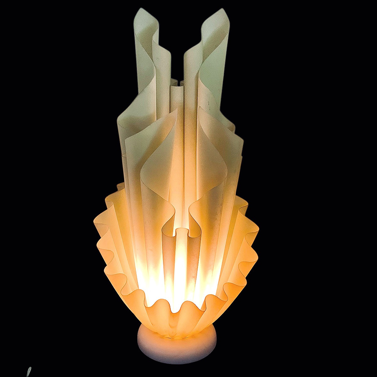 Lampe de table en résine de GIORGIA JACOB design Français années 1970/80-photo-2