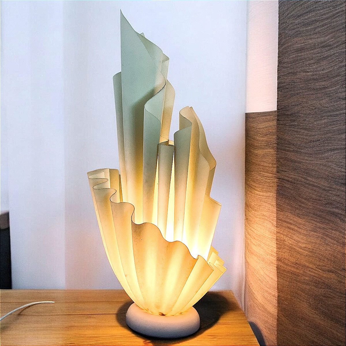 Lampe de table en résine de GIORGIA JACOB design Français années 1970/80-photo-4