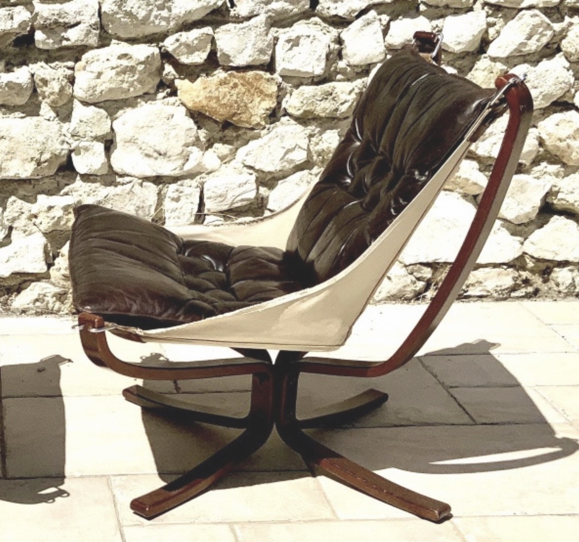 Scandinavian Falcon  Chair  By Sigurd Ressel, 1970s, Produced By Vatne Møbler-photo-3