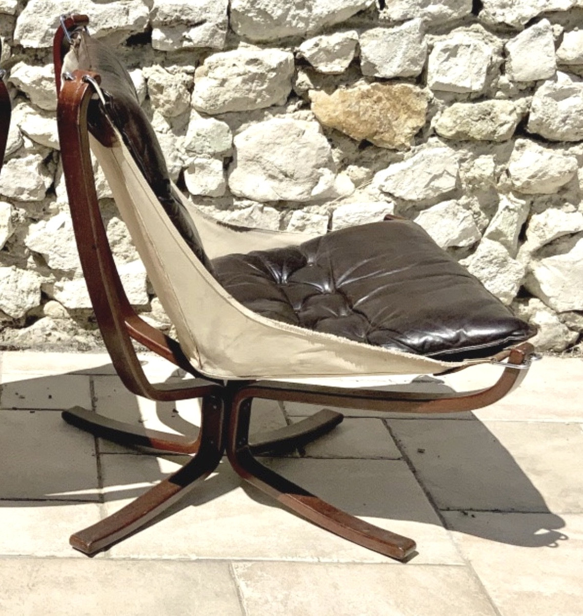 Scandinavian Falcon  Chair  By Sigurd Ressel, 1970s, Produced By Vatne Møbler-photo-4