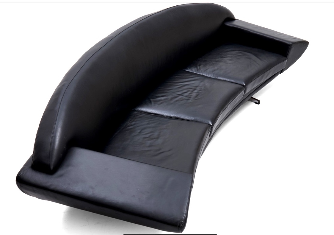 Scandinavian Leather Sofa From The 1960s/70s By Johannes Andersen-photo-3