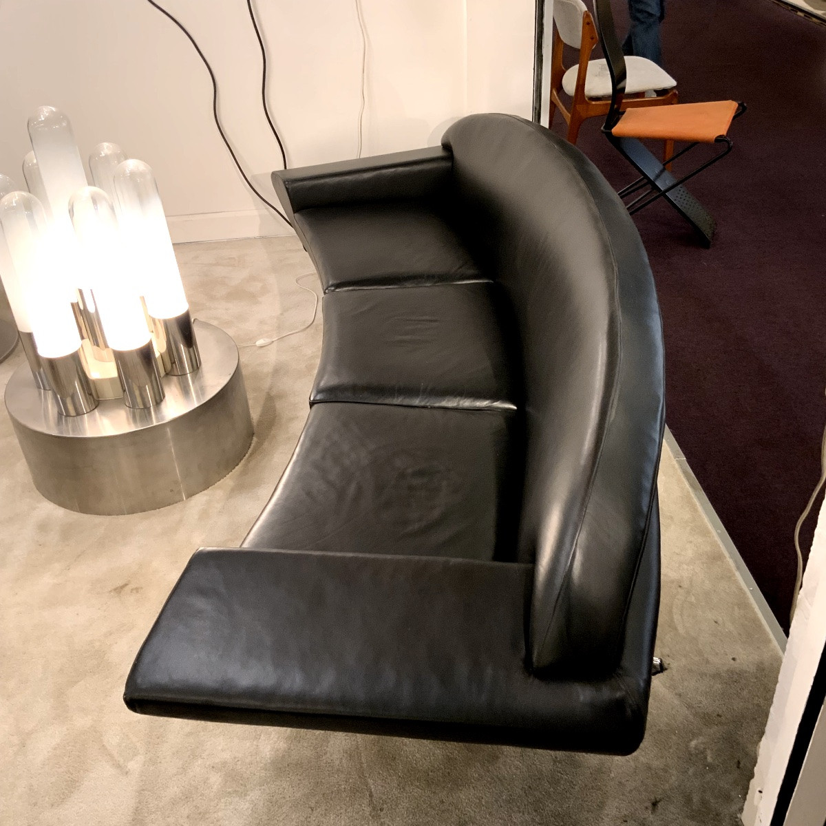 Scandinavian Leather Sofa From The 1960s/70s By Johannes Andersen-photo-6