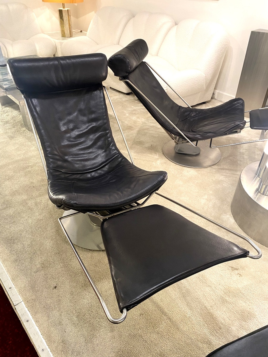 Scandinavian Armchair By Oluf Lund, Interdane, Grand Prix For Danish Design-photo-2